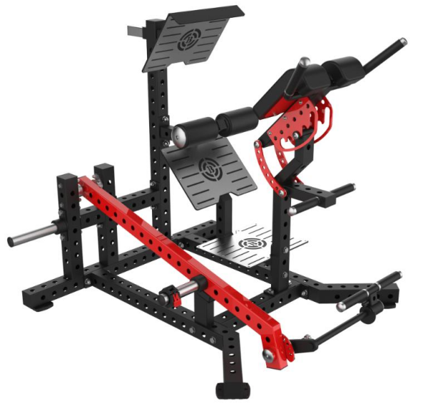 Home Gym Hip Thrust Machine - Machine de poussée de hanche chargée