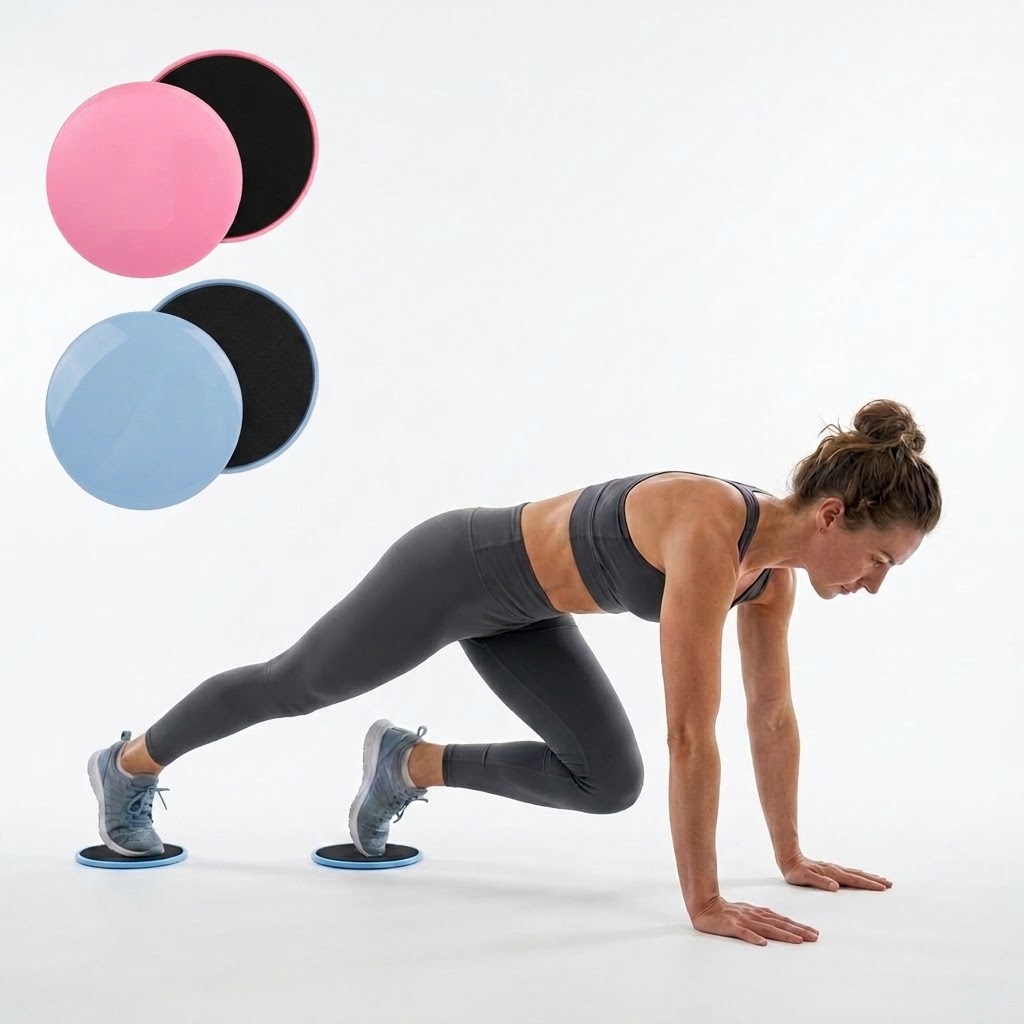 Home Gym Portable - Plaques de glissement pour l'entraînement du