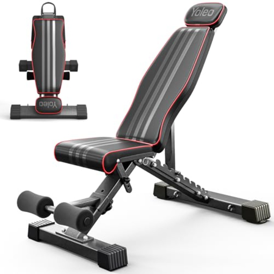 Home Gym Second - Banc de musculation réglable 827LB avec