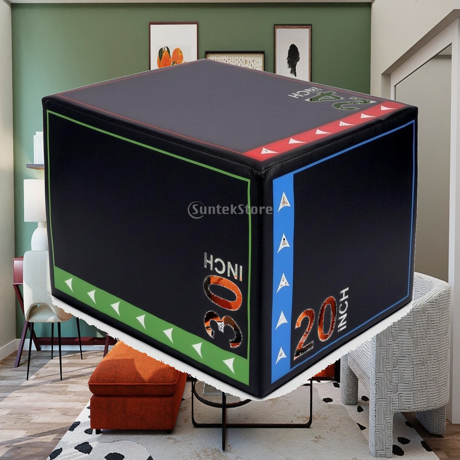 Home Gym Jump Box - Boîte de saut plyométrique souple en