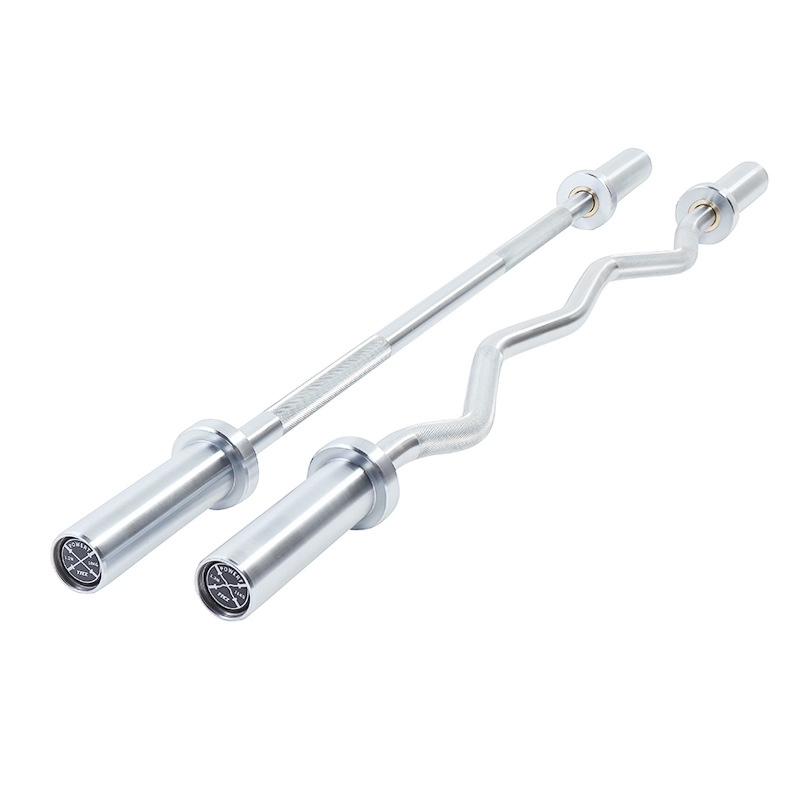 Barbell Curl Bar - Barre de musculation droite de 1,2