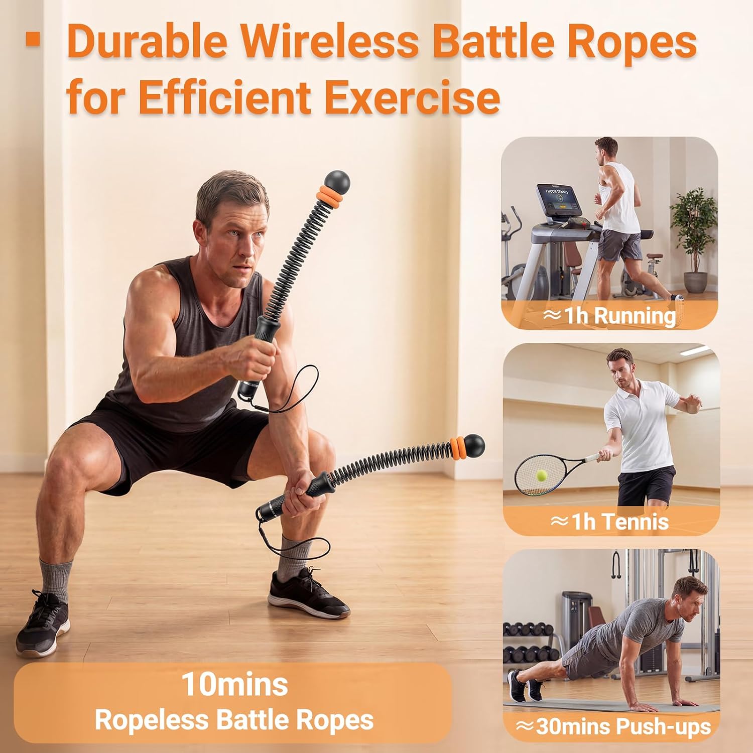 Cordes de combat réglables san - Home Gym Portable avis et prix