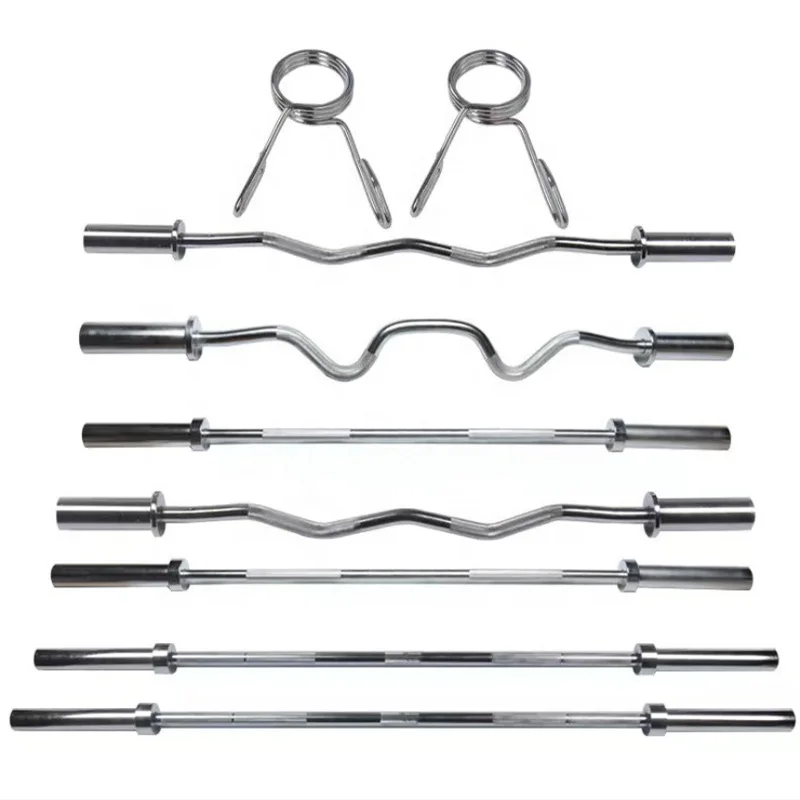 Barre de musculation chromée p - Barbell Curl Bar avis et prix