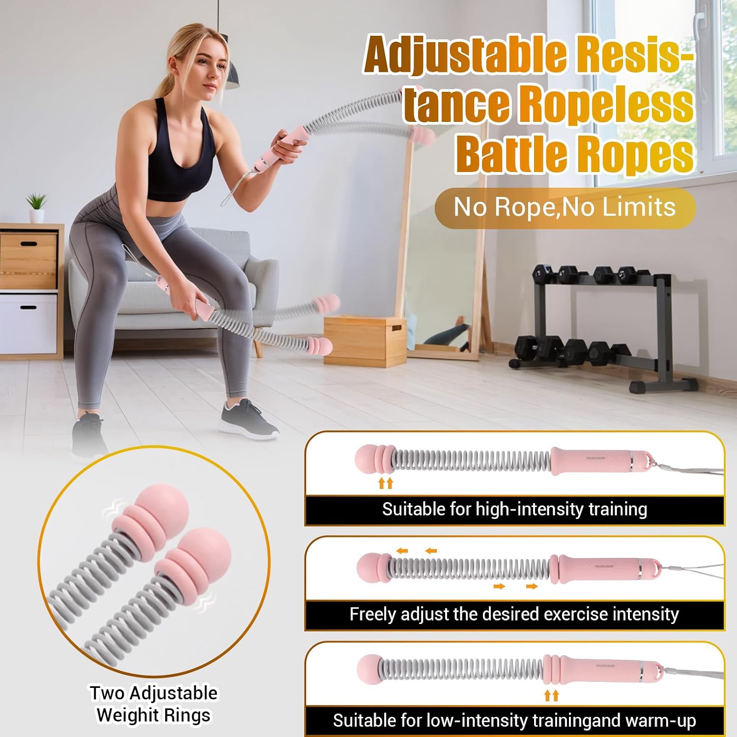 Cordes de combat portables san - Home Gym Portable avis et prix