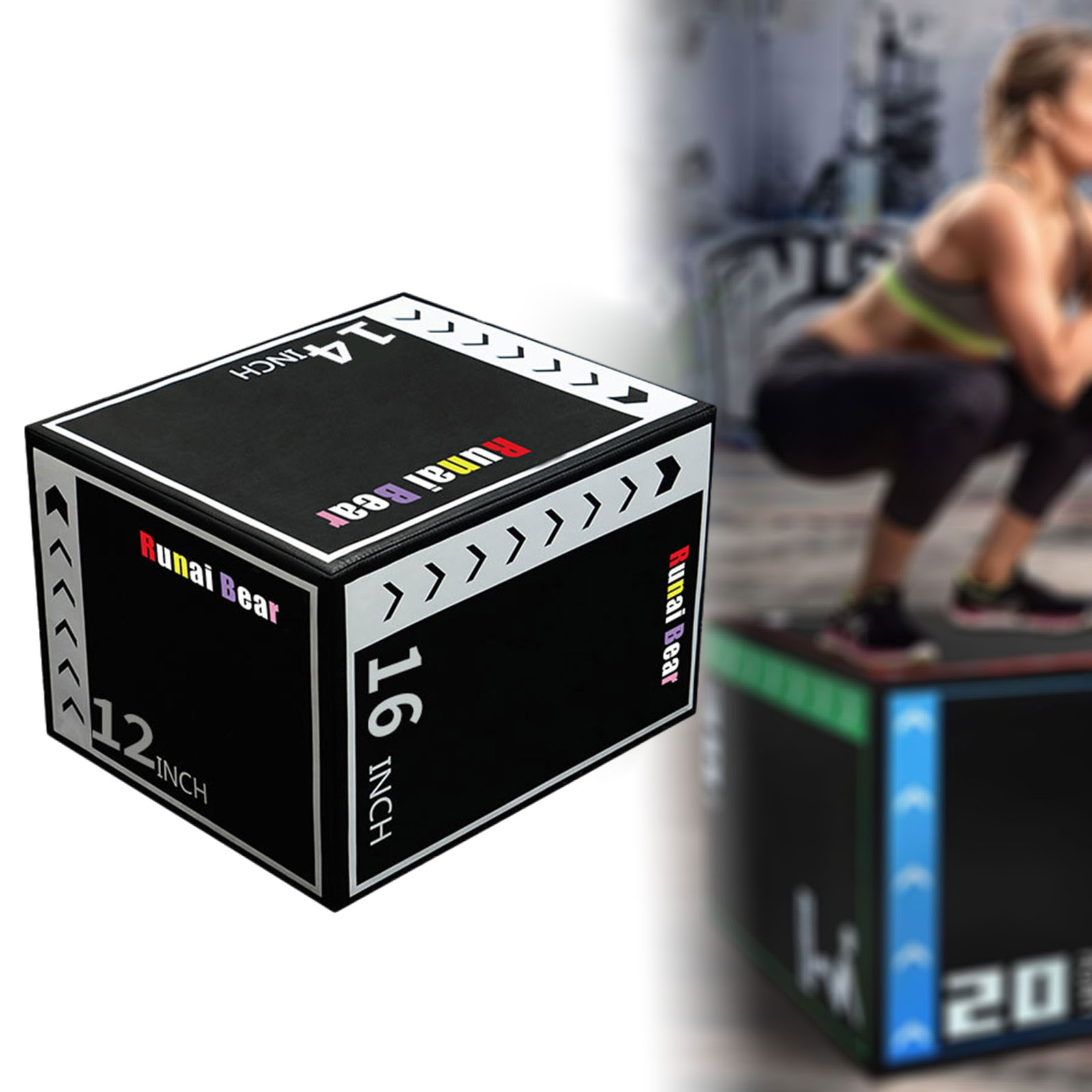 Boîte d'exercice de saut Plyo  - Home Gym Jump Box avis et prix