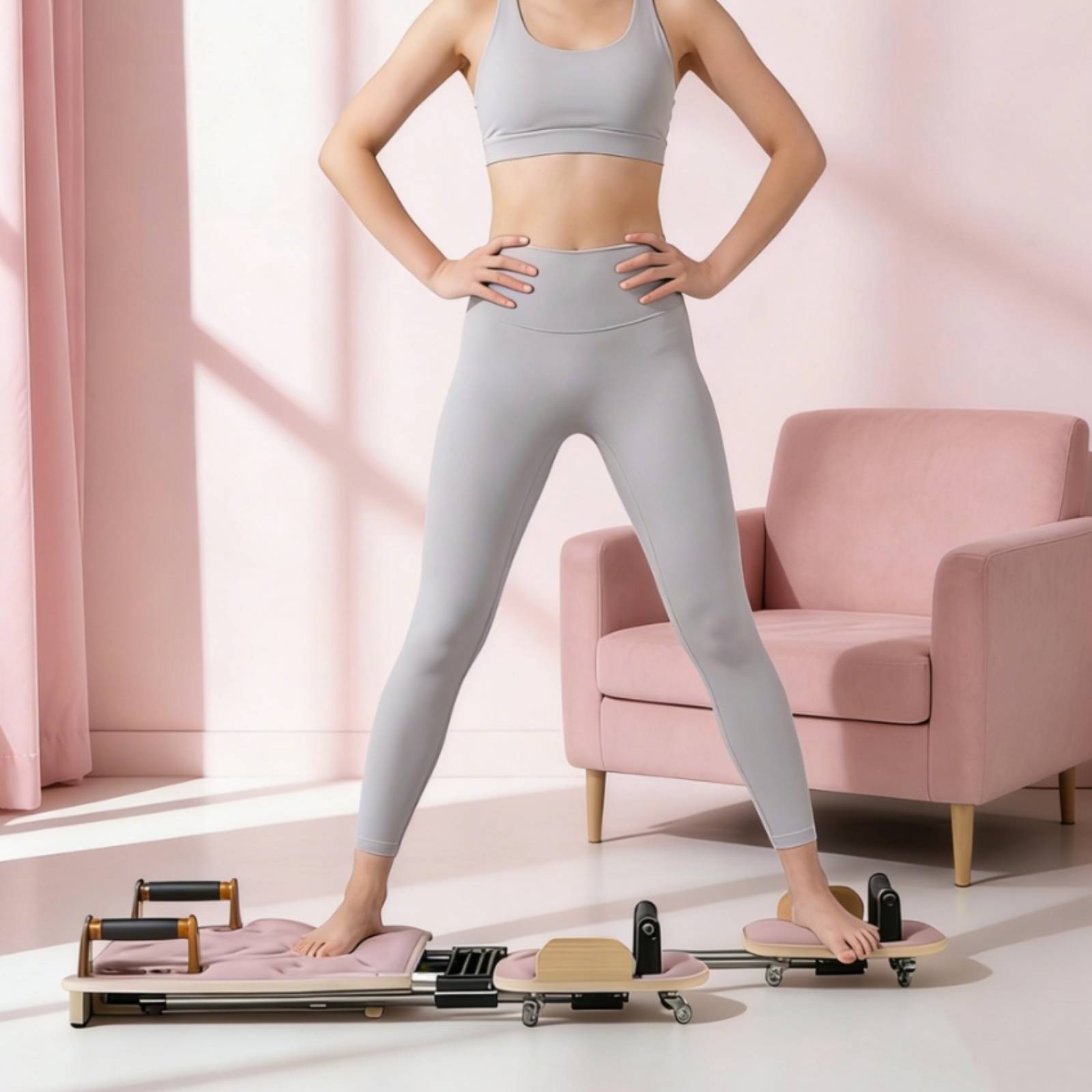 Pilates Reformer avec lit de r - Home Gym Portable avis et prix